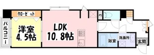 コンフォートEXE連坊ステーションの物件間取画像